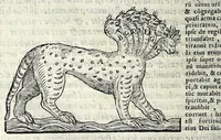 Picture 24 of 35 from Espositione dell'XI. et XII. cap. del IIII. lib. d'Esdra : sopra gli accidenti passati, presenti, & futuri della reuolutione del grande & tremendo imperio dell'aquila, quarta, & ultima monarchia nel mondo (1571), leaf 100