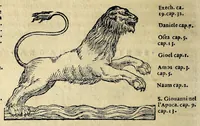 Picture 29 of 35 from Espositione dell'XI. et XII. cap. del IIII. lib. d'Esdra : sopra gli accidenti passati, presenti, & futuri della reuolutione del grande & tremendo imperio dell'aquila, quarta, & ultima monarchia nel mondo (1571), leaf 132