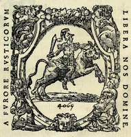 Picture 2 of 35 from Espositione dell'XI. et XII. cap. del IIII. lib. d'Esdra : sopra gli accidenti passati, presenti, & futuri della reuolutione del grande & tremendo imperio dell'aquila, quarta, & ultima monarchia nel mondo (1571), leaf 5