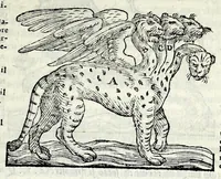 Picture 13 of 35 from Espositione dell'XI. et XII. cap. del IIII. lib. d'Esdra : sopra gli accidenti passati, presenti, & futuri della reuolutione del grande & tremendo imperio dell'aquila, quarta, & ultima monarchia nel mondo (1571), leaf 53