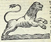 Picture 19 of 35 from Espositione dell'XI. et XII. cap. del IIII. lib. d'Esdra : sopra gli accidenti passati, presenti, & futuri della reuolutione del grande & tremendo imperio dell'aquila, quarta, & ultima monarchia nel mondo (1571), leaf 92