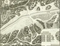 Picture 17 of 122 from Essai sur la composition et l'ornement des jardins : ou, Recueil de plans de jardins de ville et de campagne, de fabriques propres à leur décoration, et de machines pour élever les eaux ; ouvrage faisant suite à l'Almanach du bon jardinier (1823), leaf 103