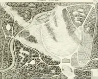 Picture 18 of 122 from Essai sur la composition et l'ornement des jardins : ou, Recueil de plans de jardins de ville et de campagne, de fabriques propres à leur décoration, et de machines pour élever les eaux ; ouvrage faisant suite à l'Almanach du bon jardinier (1823), leaf 105