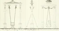 An illustration from Essai sur la composition et l'ornement des jardins : ou, Recueil de plans de jardins de ville et de campagne, de fabriques propres à leur décoration, et de machines pour élever les eaux ; ouvrage faisant suite à l'Almanach du bon jardinier (1823)