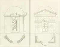 Picture 42 of 122 from Essai sur la composition et l'ornement des jardins : ou, Recueil de plans de jardins de ville et de campagne, de fabriques propres à leur décoration, et de machines pour élever les eaux ; ouvrage faisant suite à l'Almanach du bon jardinier (1823), leaf 139
