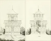 Picture 45 of 122 from Essai sur la composition et l'ornement des jardins : ou, Recueil de plans de jardins de ville et de campagne, de fabriques propres à leur décoration, et de machines pour élever les eaux ; ouvrage faisant suite à l'Almanach du bon jardinier (1823), leaf 145
