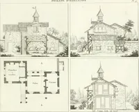 Picture 47 of 122 from Essai sur la composition et l'ornement des jardins : ou, Recueil de plans de jardins de ville et de campagne, de fabriques propres à leur décoration, et de machines pour élever les eaux ; ouvrage faisant suite à l'Almanach du bon jardinier (1823), leaf 149