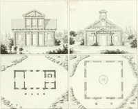 Picture 48 of 122 from Essai sur la composition et l'ornement des jardins : ou, Recueil de plans de jardins de ville et de campagne, de fabriques propres à leur décoration, et de machines pour élever les eaux ; ouvrage faisant suite à l'Almanach du bon jardinier (1823), leaf 151