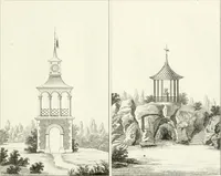 Picture 81 of 122 from Essai sur la composition et l'ornement des jardins : ou, Recueil de plans de jardins de ville et de campagne, de fabriques propres à leur décoration, et de machines pour élever les eaux ; ouvrage faisant suite à l'Almanach du bon jardinier (1823), leaf 189