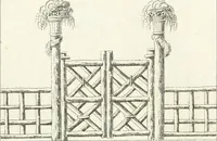Picture 86 of 122 from Essai sur la composition et l'ornement des jardins : ou, Recueil de plans de jardins de ville et de campagne, de fabriques propres à leur décoration, et de machines pour élever les eaux ; ouvrage faisant suite à l'Almanach du bon jardinier (1823), leaf 195