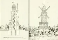 Picture 116 of 122 from Essai sur la composition et l'ornement des jardins : ou, Recueil de plans de jardins de ville et de campagne, de fabriques propres à leur décoration, et de machines pour élever les eaux ; ouvrage faisant suite à l'Almanach du bon jardinier (1823), leaf 233