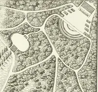 Picture 6 of 122 from Essai sur la composition et l'ornement des jardins : ou, Recueil de plans de jardins de ville et de campagne, de fabriques propres à leur décoration, et de machines pour élever les eaux ; ouvrage faisant suite à l'Almanach du bon jardinier (1823), leaf 85