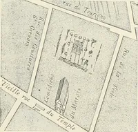 An illustration from Essai sur l'histoire du théâtre : la mise en scène, le décor, le costume, l'architecture, l'éclairage, l'hygiène (1893)