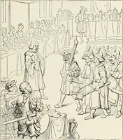 An illustration from Essai sur l'histoire du théâtre : la mise en scène, le décor, le costume, l'architecture, l'éclairage, l'hygiène (1893)