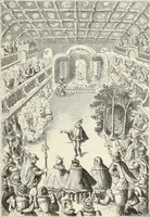 An illustration from Essai sur l'histoire du théâtre : la mise en scène, le décor, le costume, l'architecture, l'éclairage, l'hygiène (1893)