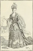 An illustration from Essai sur l'histoire du théâtre : la mise en scène, le décor, le costume, l'architecture, l'éclairage, l'hygiène (1893)