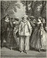 An illustration from Essai sur l'histoire du théâtre : la mise en scène, le décor, le costume, l'architecture, l'éclairage, l'hygiène (1893)