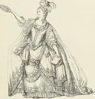 An illustration from Essai sur l'histoire du théâtre : la mise en scène, le décor, le costume, l'architecture, l'éclairage, l'hygiène (1893)