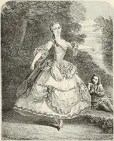 An illustration from Essai sur l'histoire du théâtre : la mise en scène, le décor, le costume, l'architecture, l'éclairage, l'hygiène (1893)