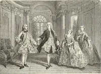 An illustration from Essai sur l'histoire du théâtre : la mise en scène, le décor, le costume, l'architecture, l'éclairage, l'hygiène (1893)