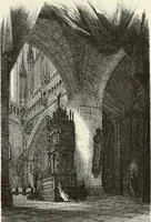 An illustration from Essai sur l'histoire du théâtre : la mise en scène, le décor, le costume, l'architecture, l'éclairage, l'hygiène (1893)