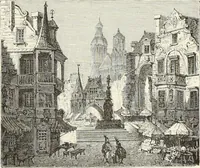 An illustration from Essai sur l'histoire du théâtre : la mise en scène, le décor, le costume, l'architecture, l'éclairage, l'hygiène (1893)