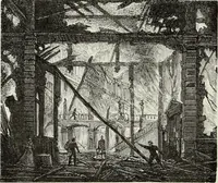 An illustration from Essai sur l'histoire du théâtre : la mise en scène, le décor, le costume, l'architecture, l'éclairage, l'hygiène (1893)