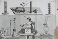 An illustration from Essai théorique et expérimental sur le galvanisme : avec une série d'expériences faites en présence des commissaires de l'Institut national de France, et en divers amphithéatres anatomiques de Londres (1804)
