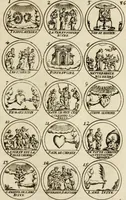 An illustration from Essay d'un dictionnaire contenant la connoissance du monde, des sciences universelles, et particulierement celle des medailles, des passions, des moeurs, des vertus et des vices, &c. : representé par des figures hyerogliphiques, expliquèes en prose & en vers (1700)