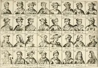 An illustration from Essay d'un dictionnaire contenant la connoissance du monde, des sciences universelles, et particulierement celle des medailles, des passions, des moeurs, des vertus et des vices, &c. : representé par des figures hyerogliphiques, expliquèes en prose & en vers (1700)