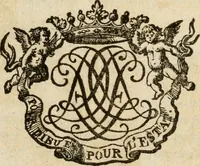 An illustration from Essay d'un dictionnaire contenant la connoissance du monde, des sciences universelles, et particulierement celle des medailles, des passions, des moeurs, des vertus et des vices, &c. : representé par des figures hyerogliphiques, expliquèes en prose & en vers (1700)