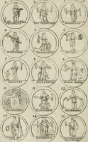 An illustration from Essay d'un dictionnaire contenant la connoissance du monde, des sciences universelles, et particulierement celle des medailles, des passions, des moeurs, des vertus et des vices, &c. ; representé par des figures hyerogliphiques, expliquées en prose & en vers (1700)