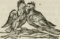 An illustration from Essay d'un dictionnaire contenant la connoissance du monde, des sciences universelles, et particulierement celle des medailles, des passions, des moeurs, des vertus et des vices, &c. ; representé par des figures hyerogliphiques, expliquées en prose & en vers (1700)