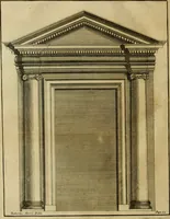 An illustration from An essay in defence of ancient architecture, or, A parallel of the ancient buildings with the modern : shewing the beauty and harmony of the former, and the irregularity of the latter ; with impartial reflections on the reasons of the abuses introduced by our present builders ; to which is annexed an inspectional table, universally useful ; illustrated with sixteen copper-plates (1728)