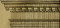 An illustration from An essay in defence of ancient architecture, or, A parallel of the ancient buildings with the modern : shewing the beauty and harmony of the former, and the irregularity of the latter ; with impartial reflections on the reasons of the abuses introduced by our present builders ; to which is annexed an inspectional table, universally useful ; illustrated with sixteen copper-plates (1728)