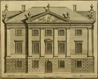 An illustration from An essay in defence of ancient architecture, or, A parallel of the ancient buildings with the modern : shewing the beauty and harmony of the former, and the irregularity of the latter ; with impartial reflections on the reasons of the abuses introduced by our present builders ; to which is annexed an inspectional table, universally useful ; illustrated with sixteen copper-plates (1728)