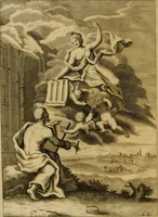 An illustration from An essay in defence of ancient architecture, or, A parallel of the ancient buildings with the modern : shewing the beauty and harmony of the former, and the irregularity of the latter ; with impartial reflections on the reasons of the abuses introduced by our present builders ; to which is annexed an inspectional table, universally useful ; illustrated with sixteen copper-plates (1728)