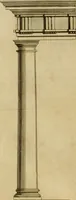 An illustration from An essay in defence of ancient architecture, or, A parallel of the ancient buildings with the modern : shewing the beauty and harmony of the former, and the irregularity of the latter ; with impartial reflections on the reasons of the abuses introduced by our present builders ; to which is annexed an inspectional table, universally useful ; illustrated with sixteen copper-plates (1728)