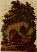 An illustration from An essay on the invention of engraving and printing in chiaro oscuro, as practised by Albert Durer, Hugo di Carpi, &c. and the application of it to the making paper hangings of taste, duration, and elegance (1754)