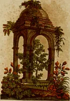An illustration from An essay on the invention of engraving and printing in chiaro oscuro, as practised by Albert Durer, Hugo di Carpi, &c. and the application of it to the making paper hangings of taste, duration, and elegance (1754)