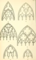 An illustration from An essay on the origin and development of window tracery in England; with nearly four hundred illustrations (1851)