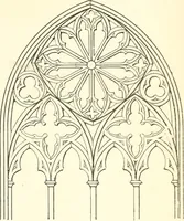 An illustration from An essay on the origin and development of window tracery in England; with nearly four hundred illustrations (1851)