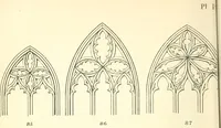 An illustration from An essay on the origin and development of window tracery in England; with nearly four hundred illustrations (1851)