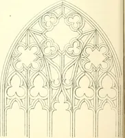 An illustration from An essay on the origin and development of window tracery in England; with nearly four hundred illustrations (1851)