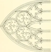 An illustration from An essay on the origin and development of window tracery in England; with nearly four hundred illustrations (1851)