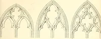 An illustration from An essay on the origin and development of window tracery in England; with nearly four hundred illustrations (1851)