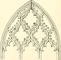 An illustration from An essay on the origin and development of window tracery in England; with nearly four hundred illustrations (1851)