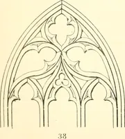 An illustration from An essay on the origin and development of window tracery in England; with nearly four hundred illustrations (1851)