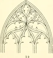 An illustration from An essay on the origin and development of window tracery in England; with nearly four hundred illustrations (1851)