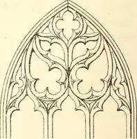 An illustration from An essay on the origin and development of window tracery in England; with nearly four hundred illustrations (1851)